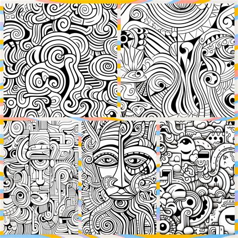 Image result for Abstract Coloring Pages deviantART