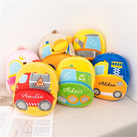 Toddler Backpack, Custom Kids Backpack, Monogrammed Preschool Boy ...