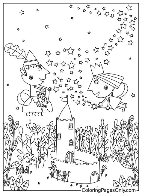 Ben and Holly Coloring Pages - Free Printable PDF & Online Coloring