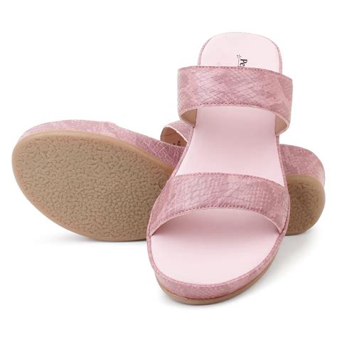Pink Vermin Comfort Slip on Wedges N21251 - Pepitoes