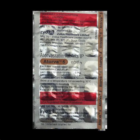 ATORVA 5MG TABLET 15'S Price, Uses, Side Effects & Substitutes | Medkart