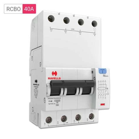 Havells RCBO A Type TPN 300mA 40A | mykit | Buy online | Buy Havells ...