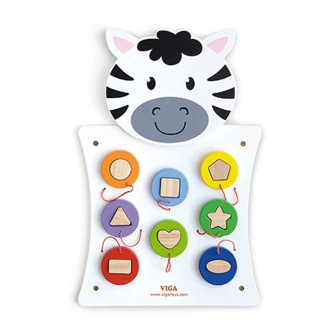 Igračka zidni pano umetaljka Zebra Viga 19791 | Volim svoj dom
