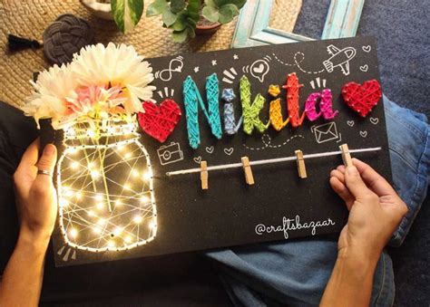 String Art Gifts For Her - Unique and Personalized Gift Idea – Craftsbazaar
