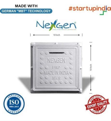 Manhole Covers - 10 x 10 Inch FRP Manhole Cover Manufacturer from Ahmedabad
