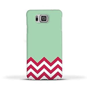 FUNKYLICIOUS Galaxy Alpha Back Cover Zigzag Design (Multicolour ...