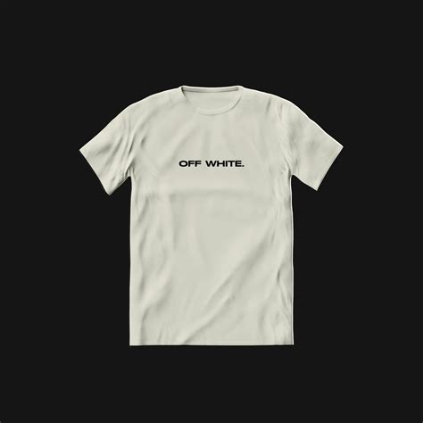 Off White Shirt SVG Cricut Graphic Design - Etsy