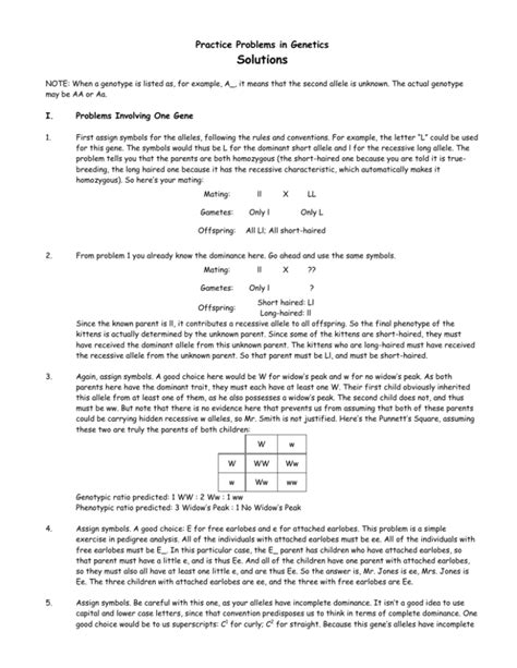 Image result for Practice Problems for Genetics