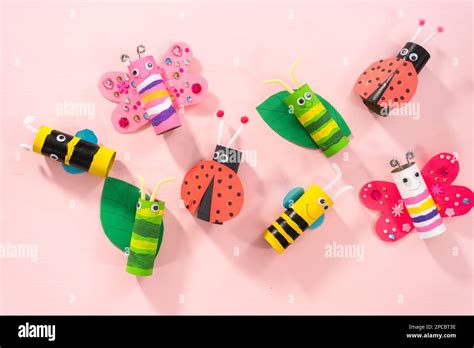 Kids paper craft Stock Photo - Alamy