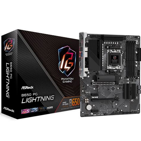 Placa Mãe ASRock B650 PG Lightning, Chipset B650, ATX, AMD AM5, DDR5 ...