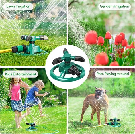UPOFFICIS Adjustable 360 Degree Rotation Lawn Sprinkler for India | Ubuy