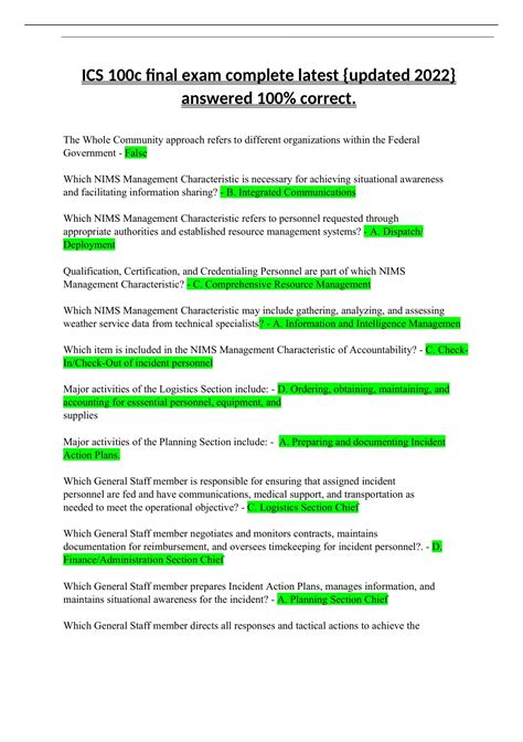 Image result for ICS 100 Certification