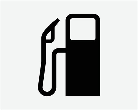 Gas Station Clipart Black And White