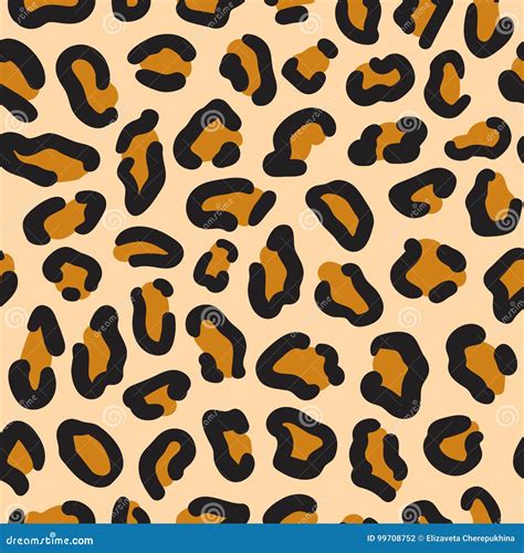 Leopard Seamless Pattern. Leopard Spots. Fashion Cheetah Print. Popular Texture Stock Vector ...