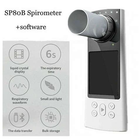 Spiro Meter - CONTEC SP80B Color Display Spirometer with Software and ...