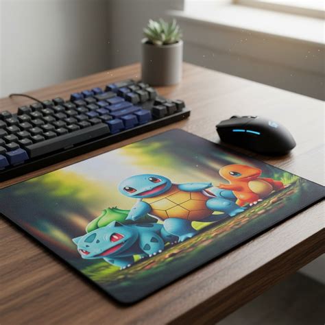 Poke Squad Control Gaming Mousepad 44cm*40cm*4mm – CuriosityCaps