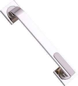 ZERO ERROR 10 inches Zinc Pull Handle | Silver Satin Finish | Door ...