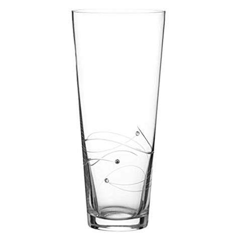 Diamante Spiral Conical Vase 30cm