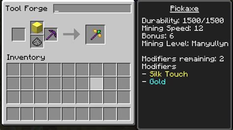 Image result for How to Add Modifiers Tinkers Construct