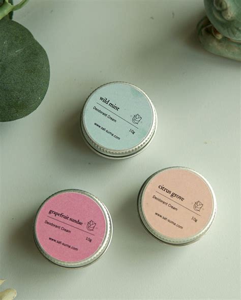 Natural Deodorant Sample Pack – Sat.Suma