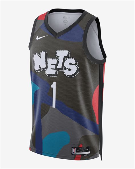 Nike Mikal Bridges Brooklyn Nets City Edition 2023/24 Nike Men's Dri ...