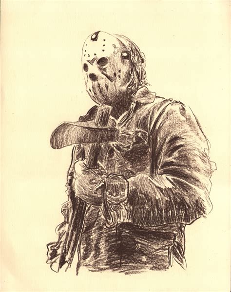 Jason Voorhees Drawings at Jose Watson blog