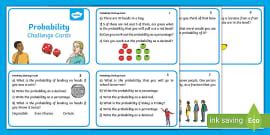 Chance Challenge Cards | Probability | Primary Resources