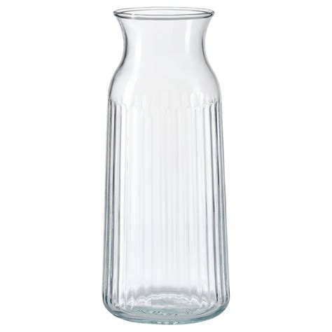 VARDAGEN carafe, clear glass/patterned, 1.0 l (34 oz) - IKEA
