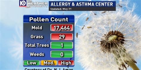 Allergy Forecast - Pollen Count