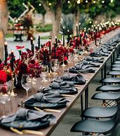 Image result for Wedding Long Table Decorations