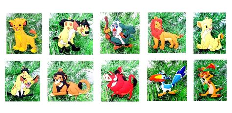 Buy Lion King Deluxe Ornament Set with Simba, Nala, Mufasa, Zazu ...