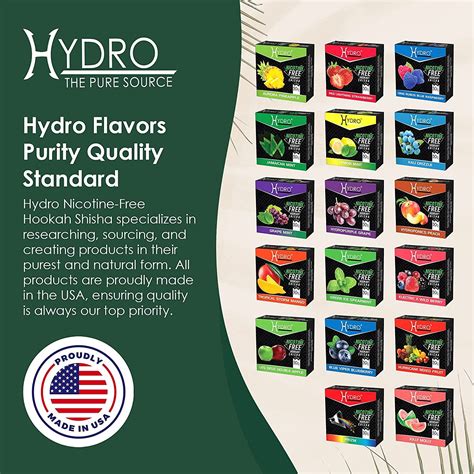 Buy Hydro Hookah Flavors, Hydro Fruit Mix Hookah Shisha in Double Apple ...