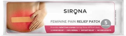 SIRONA Herbal Feminine Period Pain Relief Patches for Menstrual & Body ...