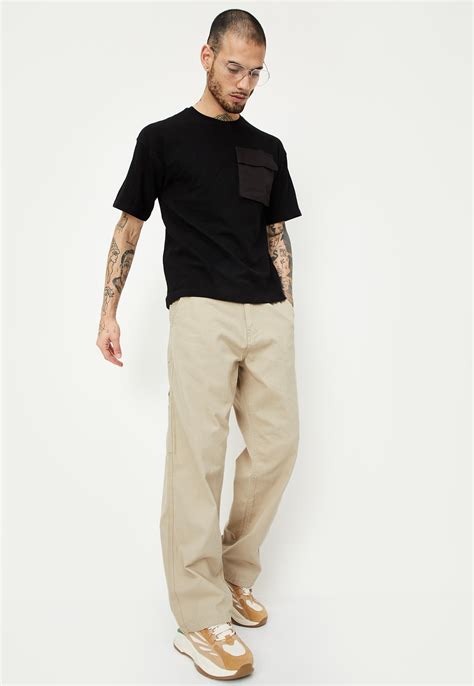 Buy URB_N Men Relaxed Fit Solid Carpenter Trousers Online at just Rs ...
