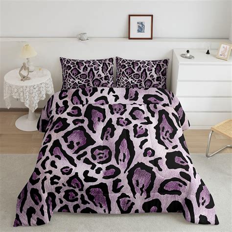 Purple Animal Print Bedding