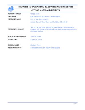 Fillable Online EMC SIGN REGULATIONS BILLBOARDS Fax Email Print - pdfFiller