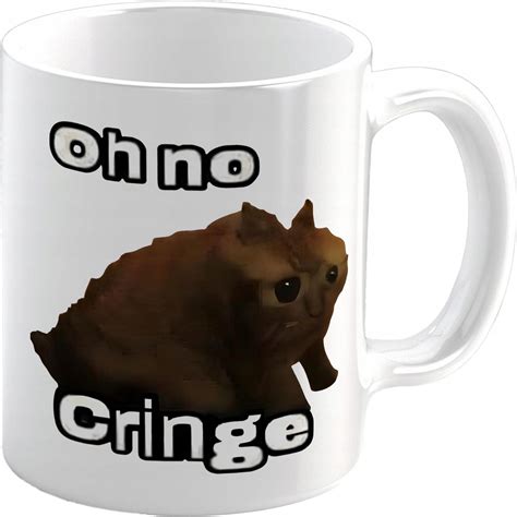 Kubek Zabawny Do Pracy Oh No Cringe Memy Dla Kolegi Koleżanki - Opinie ...