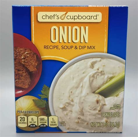 Chef's Cupboard Onion Recipe, Soup & Dip Mix | Aldi Reviewer