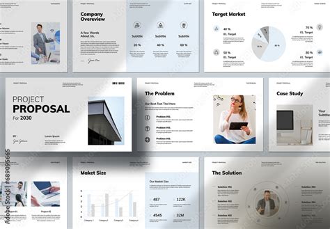 Project Proposal Layout Stock Template | Adobe Stock