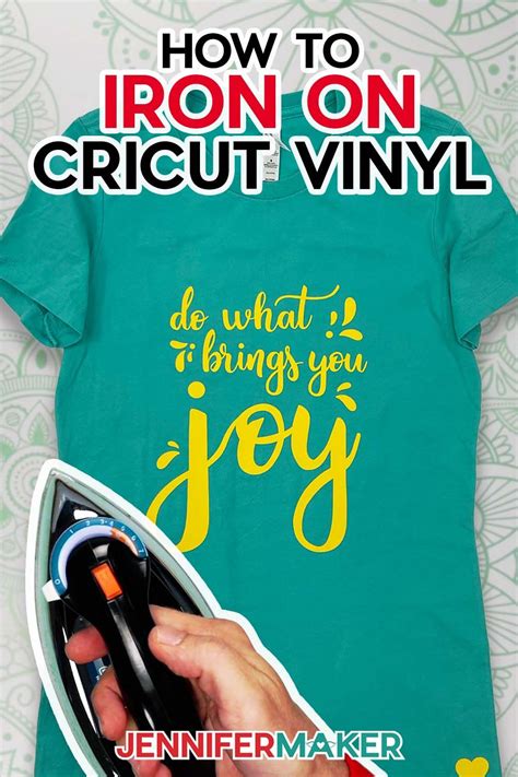 How to Iron On Cricut Vinyl With a Home Iron! | Iron on cricut, Cricut ...