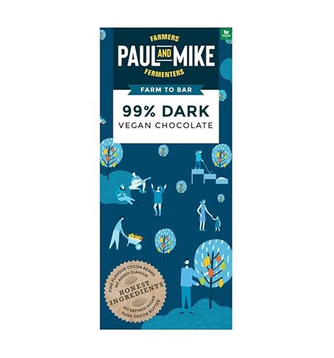 PAUL & MIKE 99% DARK CHOCOLATE – Debon