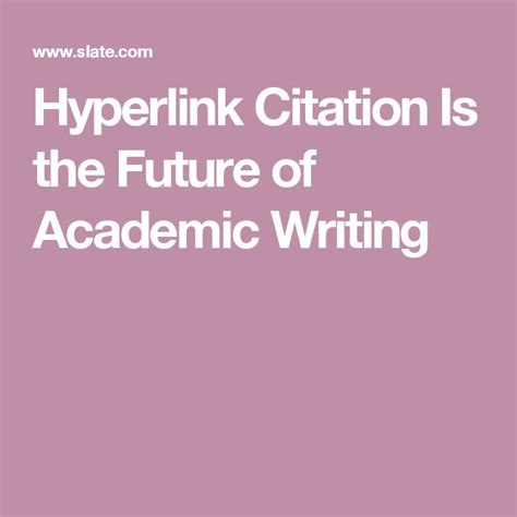 Image result for Hyperlink Citation Example