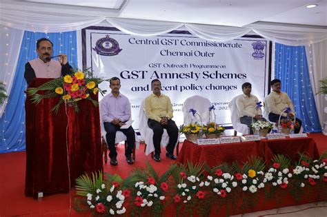 GST Outreach Program on Amnesty schemes conducted at Sriperumbudur
