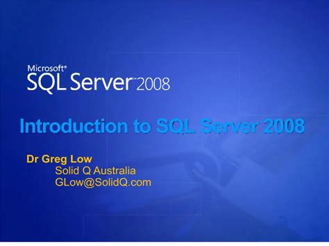Image result for SQL Server 2008 All Topics