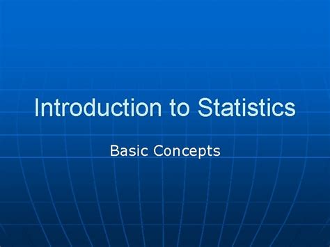 Statistics Intro 的图像结果