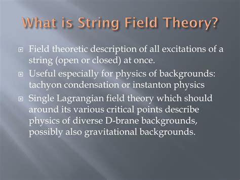Image result for String Field Theory Equation Explained
