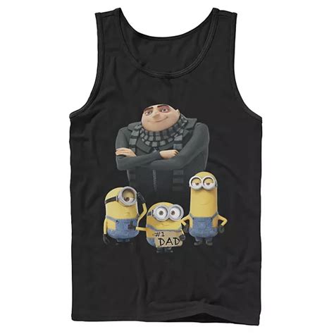 Men's Despicable Me Minions Count Dracula Portrait Tank Top