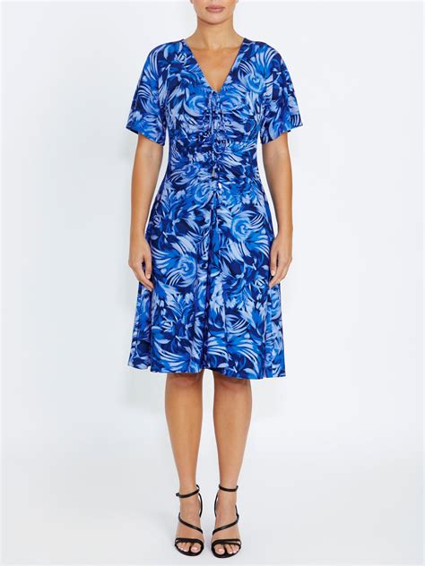 Women's Jersey Dress in Blue | Shelly