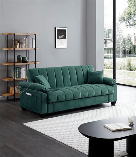 Amazon.com: Contemporary Sleeper Sofa Bed Oversized Convertible Couch ...
