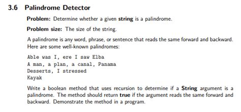 Palindrome Detector Using Recursion in Java 的图像结果